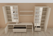 Korsika - Musterring - Wohnwand + Sideboard + Wandboard