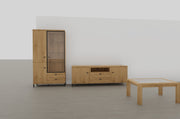 Cento - Wohnwand + Vitrine + Couchtisch