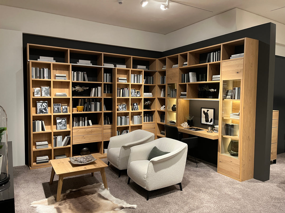 Concetto - Bücherregal mit Schieberegalen