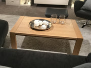 Manhatten - Couchtisch Wangentisch mit Holzplatte 118 cm x 73 cm