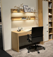 Manhatten - Funktionstisch mit 2 x Wandboard B120