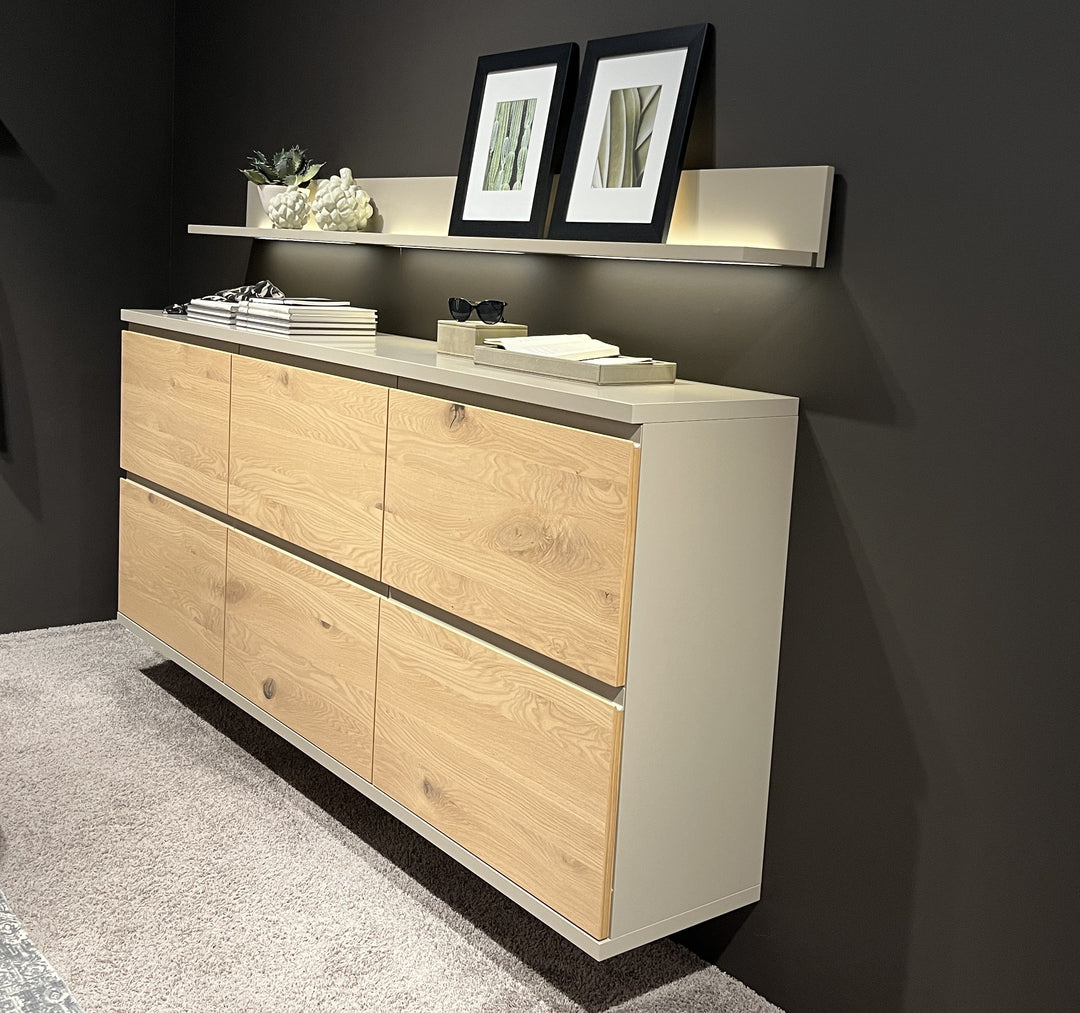 Enjoy Garderobe - Hängeschuhschrank mit Wandboard B225