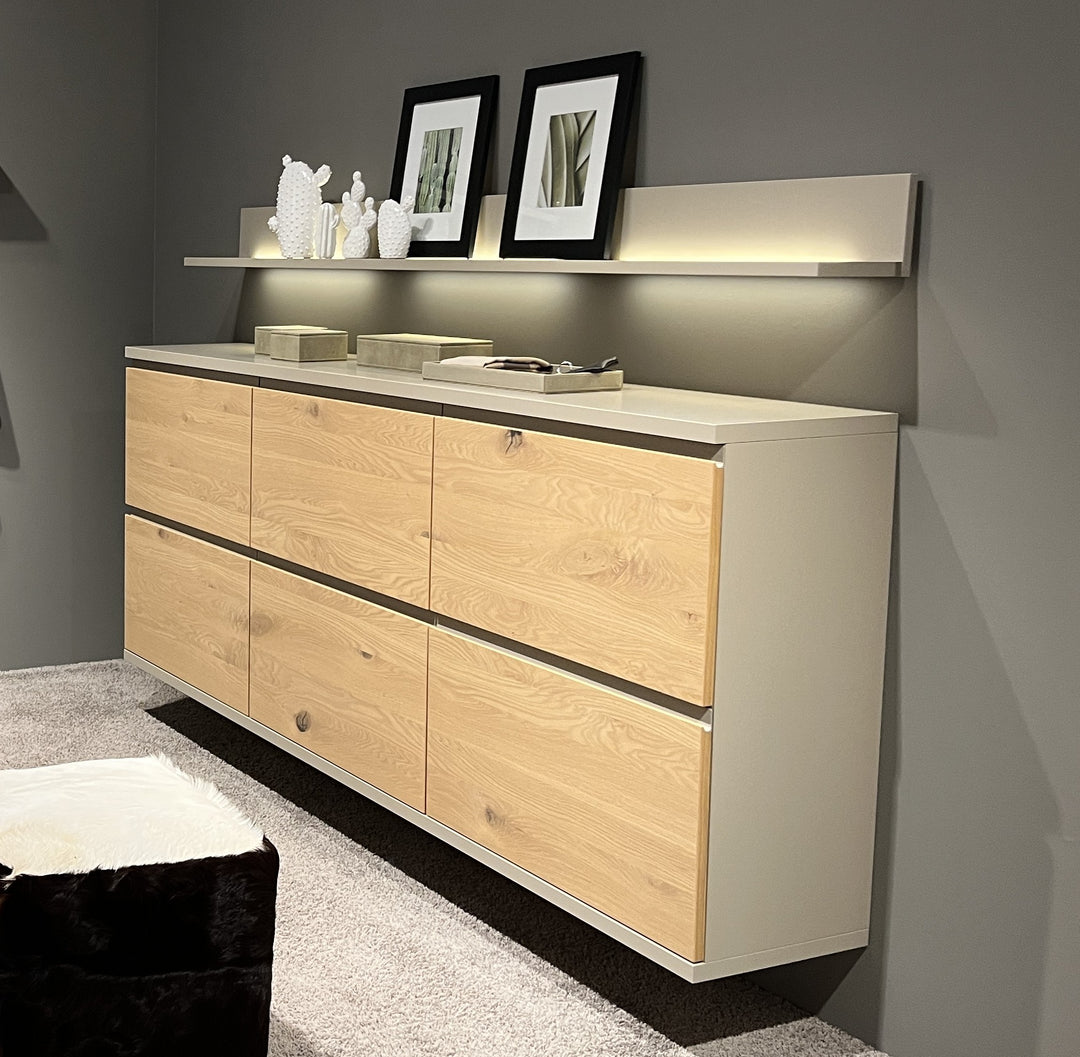 Enjoy Garderobe - Hängeschuhschrank mit Wandboard B225