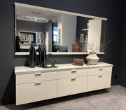 Siena Garderobe - Hänge-Schuhschrank mit Wandspiegel 2,5R