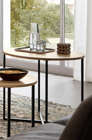 Manhatten - Couchtisch mit runder Platte H 56 cm