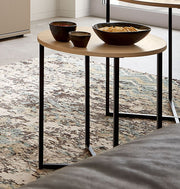Manhatten - Couchtisch mit runder Platte H 40 cm