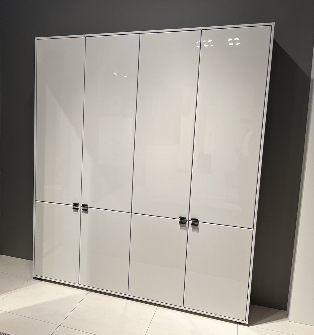 Deviso Garderobe - Schuhschrank mit Sockelgleitern