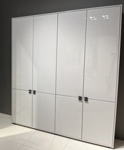 Deviso Garderobe - Schuhschrank mit Sockelgleitern