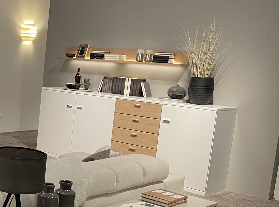 Manhatten - Sideboard mit Wandboard B180