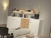 Manhatten - Sideboard mit Wandboard B180