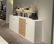Manhatten - Sideboard mit Wandboard B180