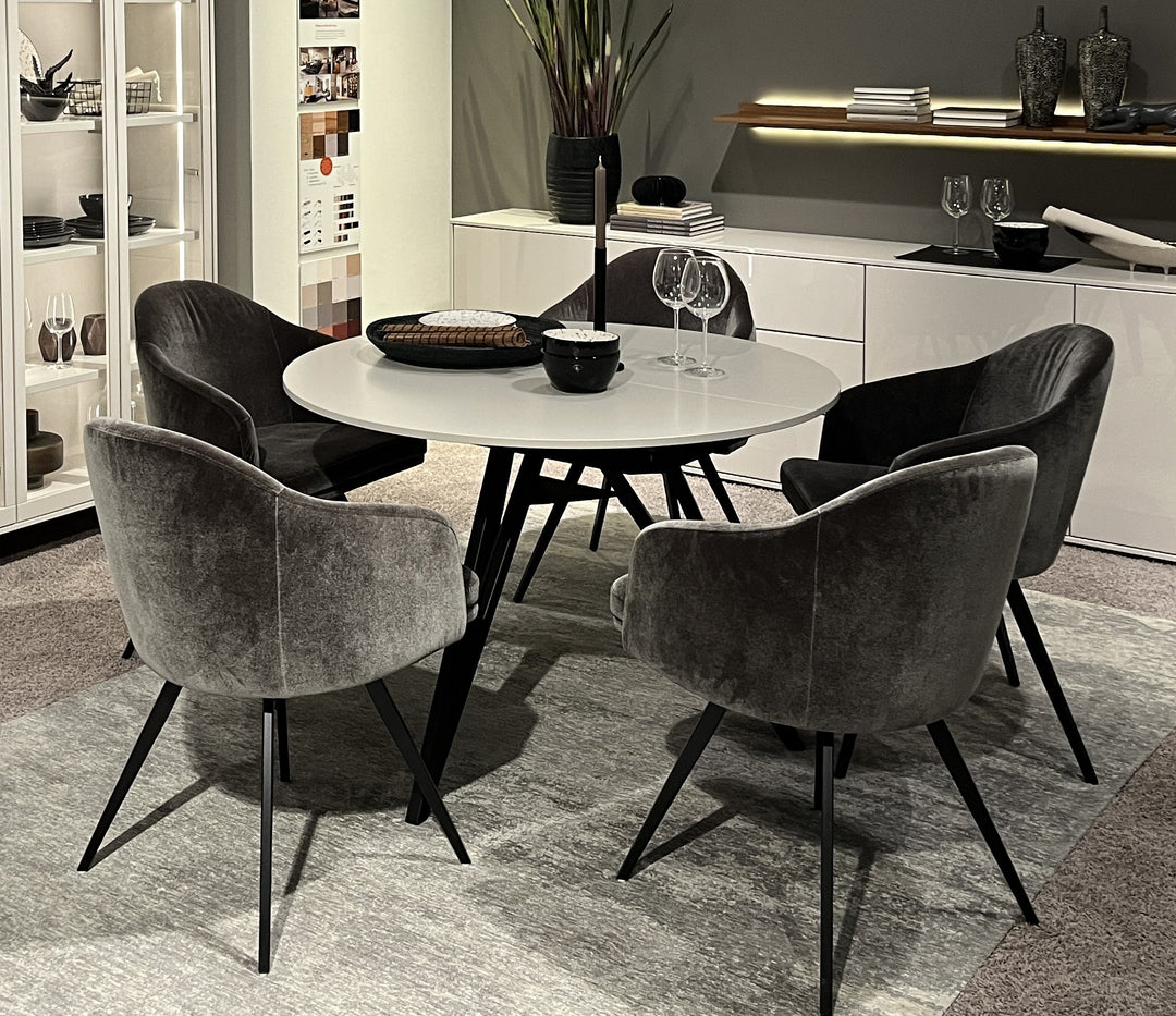 Deviso - 5x Stuhl R4 mit Metallgestell (Spyder)