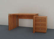 Cento - Schreibtisch mit Rollcontainer